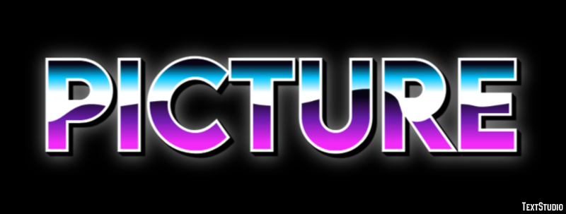 Picture Texteffekt