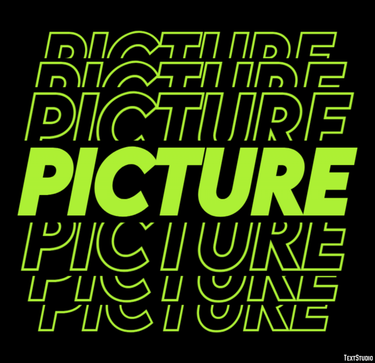 Picture Texteffekt