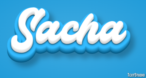 Sacha Texteffekt