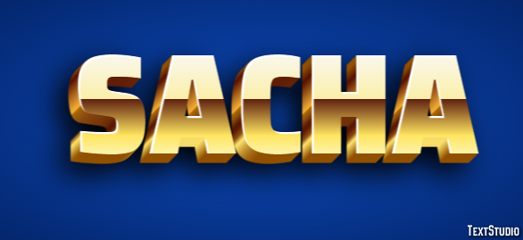 Sacha Texteffekt