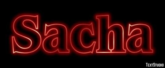 Sacha Texteffekt