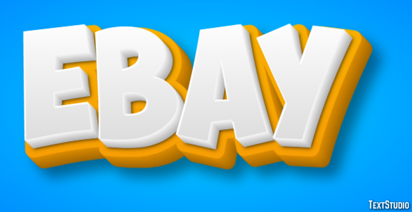 Ebay Tekst Effect