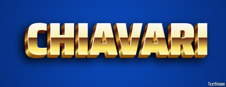 Chiavari Efekt tekstowy