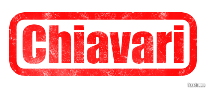 Chiavari Efekt tekstowy