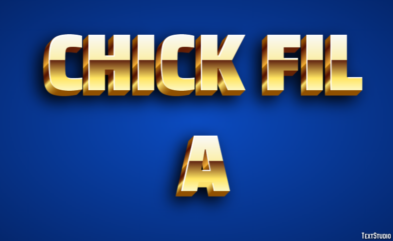 Chick Fil A Metin Efekti
