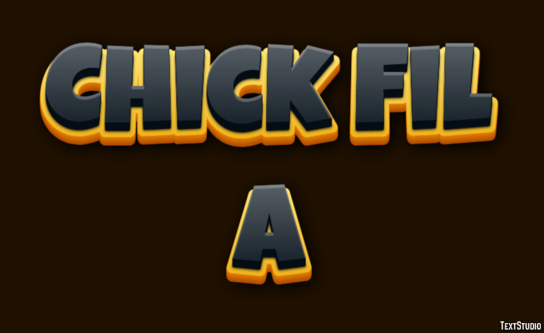Chick Fil A Metin Efekti