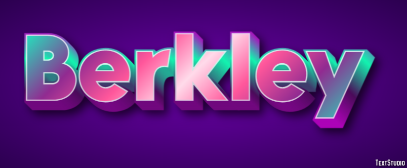 Berkley Text effect