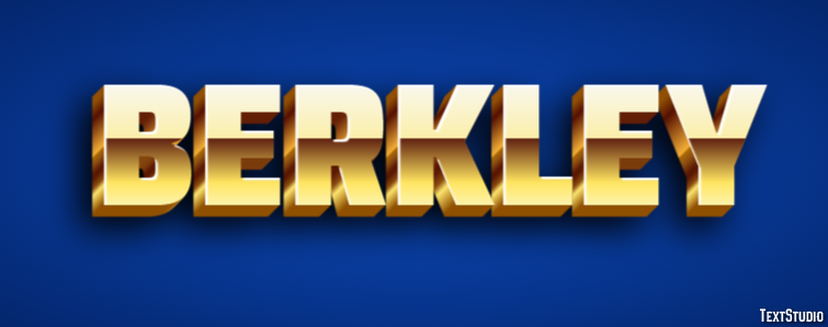Berkley Text effect