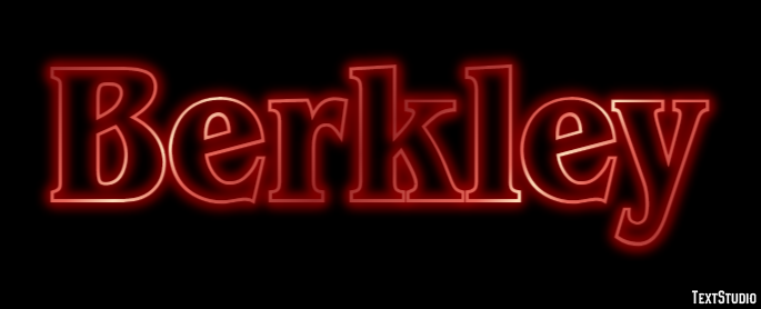 Berkley Text effect