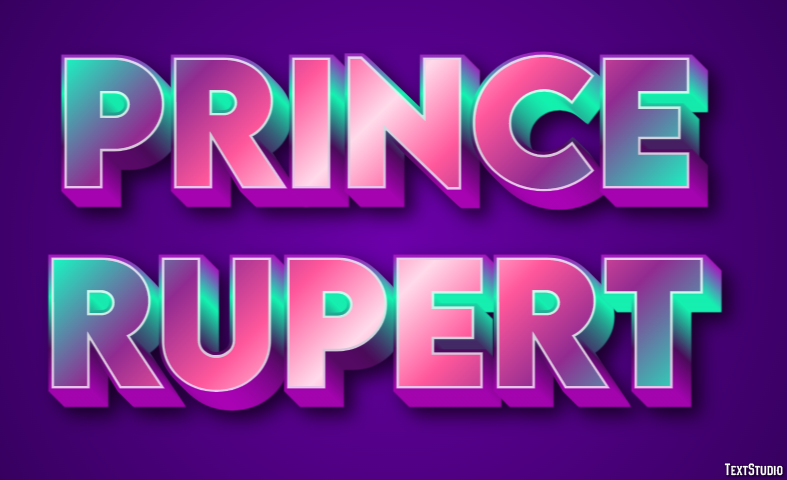 Prince Rupert Effetto testo