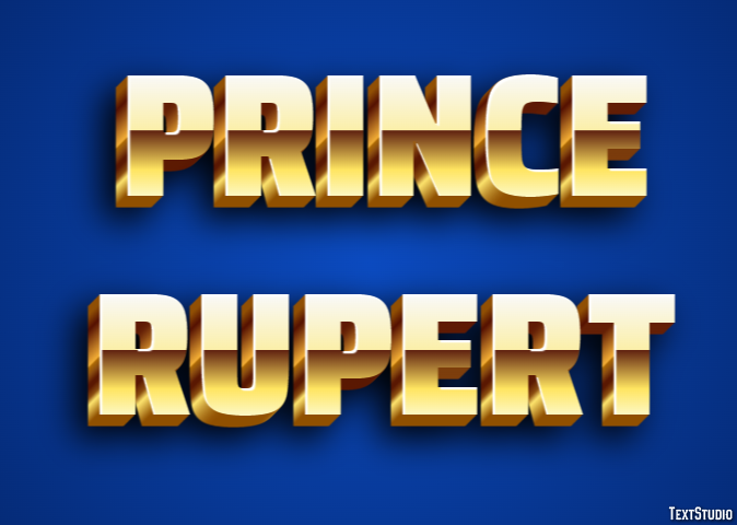 Prince Rupert Effetto testo