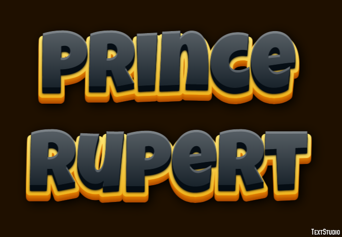 Prince Rupert Effetto testo