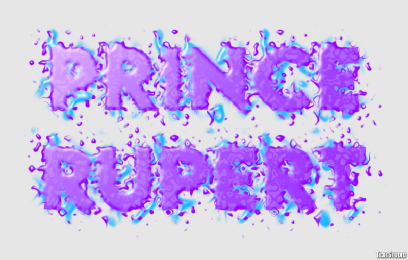 Prince Rupert Efecto de Texto