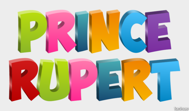 Prince Rupert Effetto testo