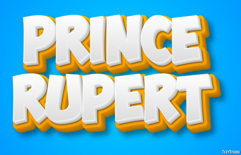 Prince Rupert Effetto testo