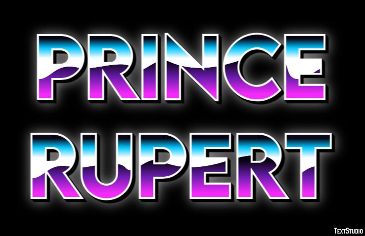 Prince Rupert Efecto de Texto