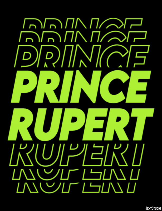 Prince Rupert Efecto de Texto