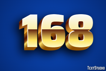 168 Text Effect