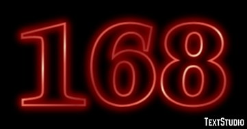 168 Text Effect