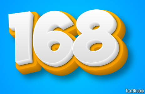 168 Эффект текста