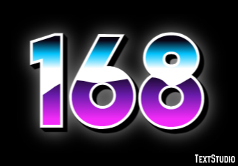 168 Эффект текста