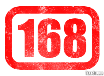 168 Текстовый эффект