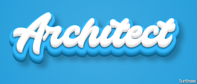Architect Text Effect