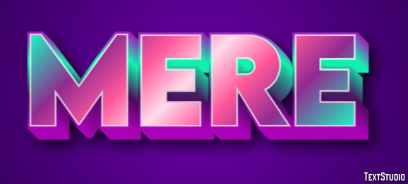 Mere Text Effect