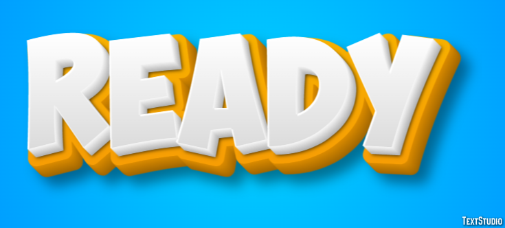 Ready Efecto de Texto