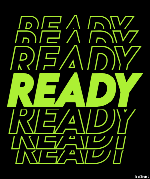 Ready Efecto de Texto