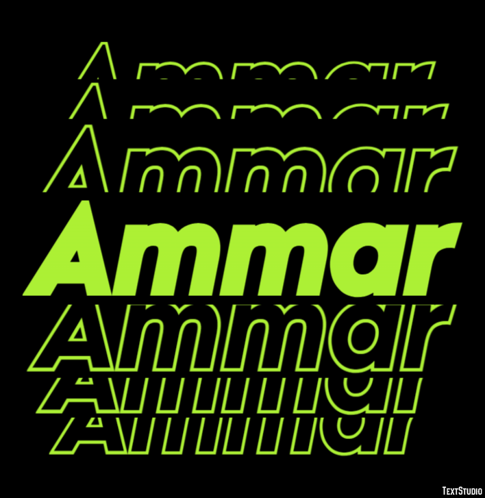 Ammar Texteffekt