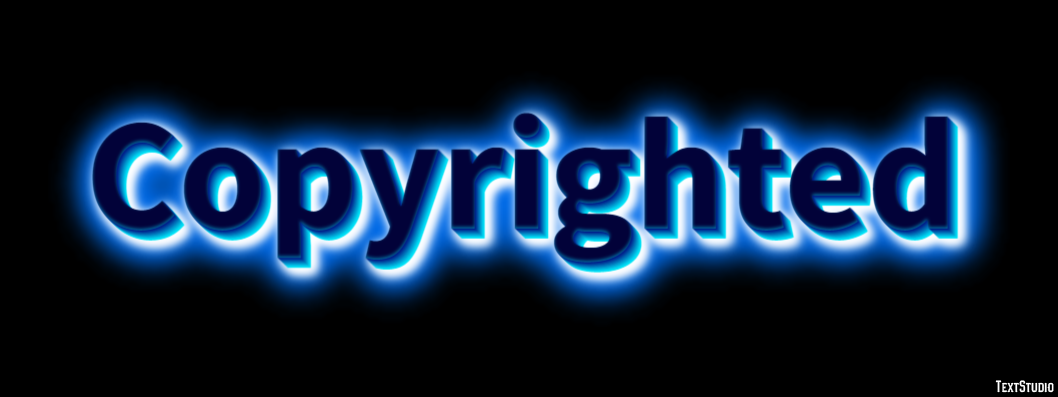 Copyrighted Text Effect