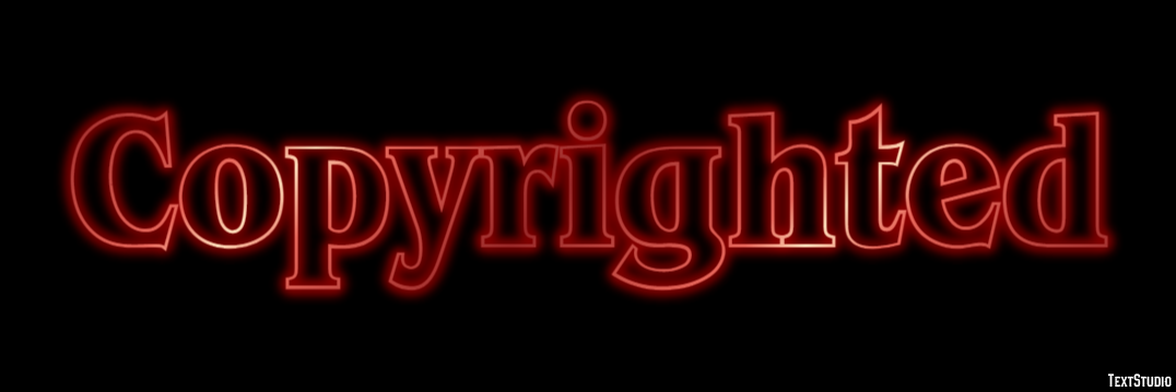 Copyrighted Text Effect
