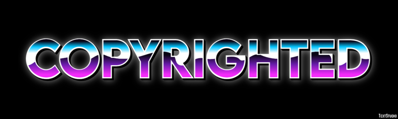 Copyrighted Text Effect