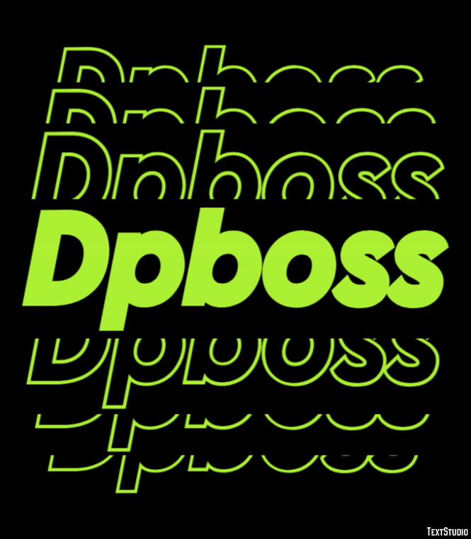 Dpboss Tekst Effect