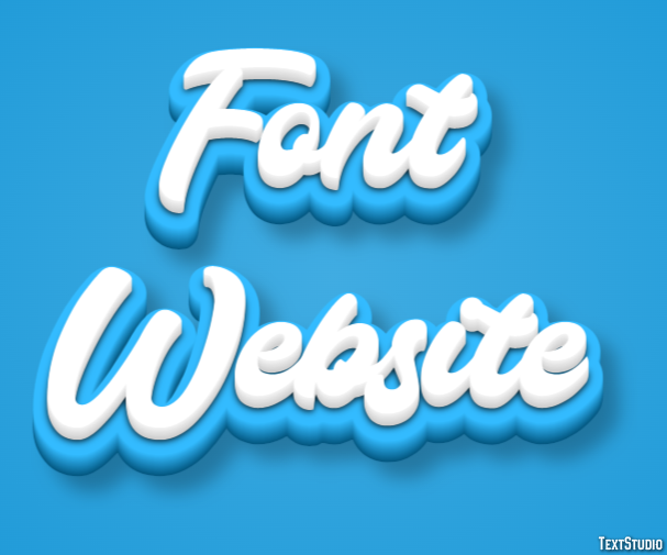 Font Website Text Effect