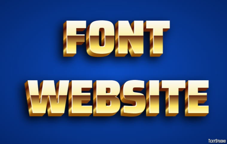 Font Website Text Effect