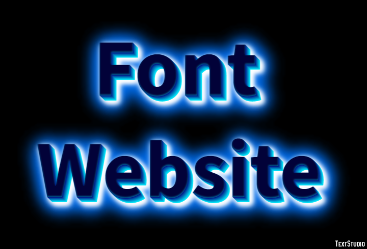 Font Website Text Effect