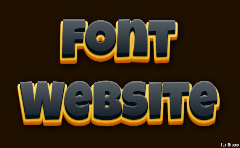 Font Website Text Effect