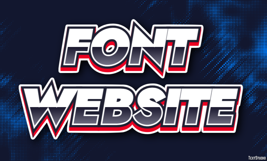 Font Website Text Effect