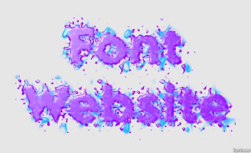 Font Website Text Effect