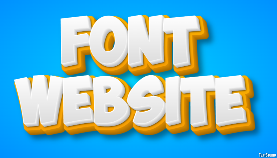 Font Website Text Effect