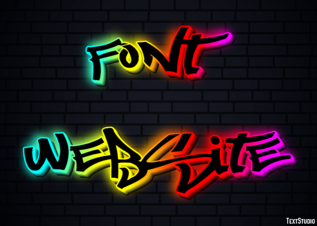 Font Website Text Effect