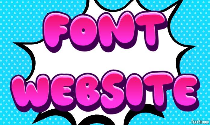 Font Website Text Effect