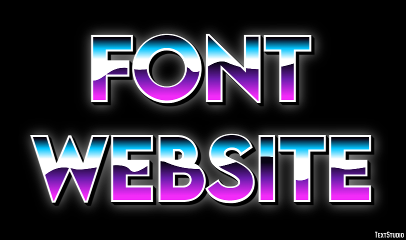 Font Website Text Effect