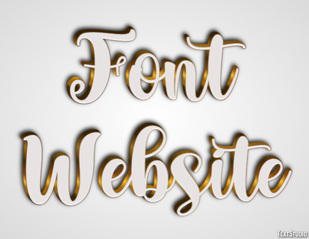 Font Website Text Effect
