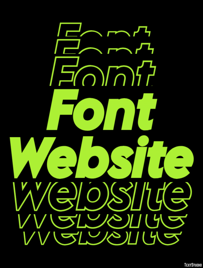 Font Website Text Effect