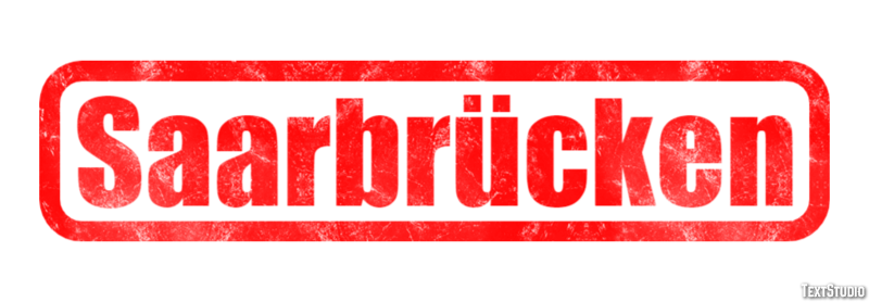 Saarbrücken Efekt tekstowy