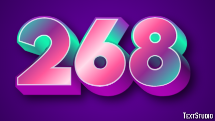 268 Efeito de texto
