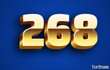 268 Efecto de Texto